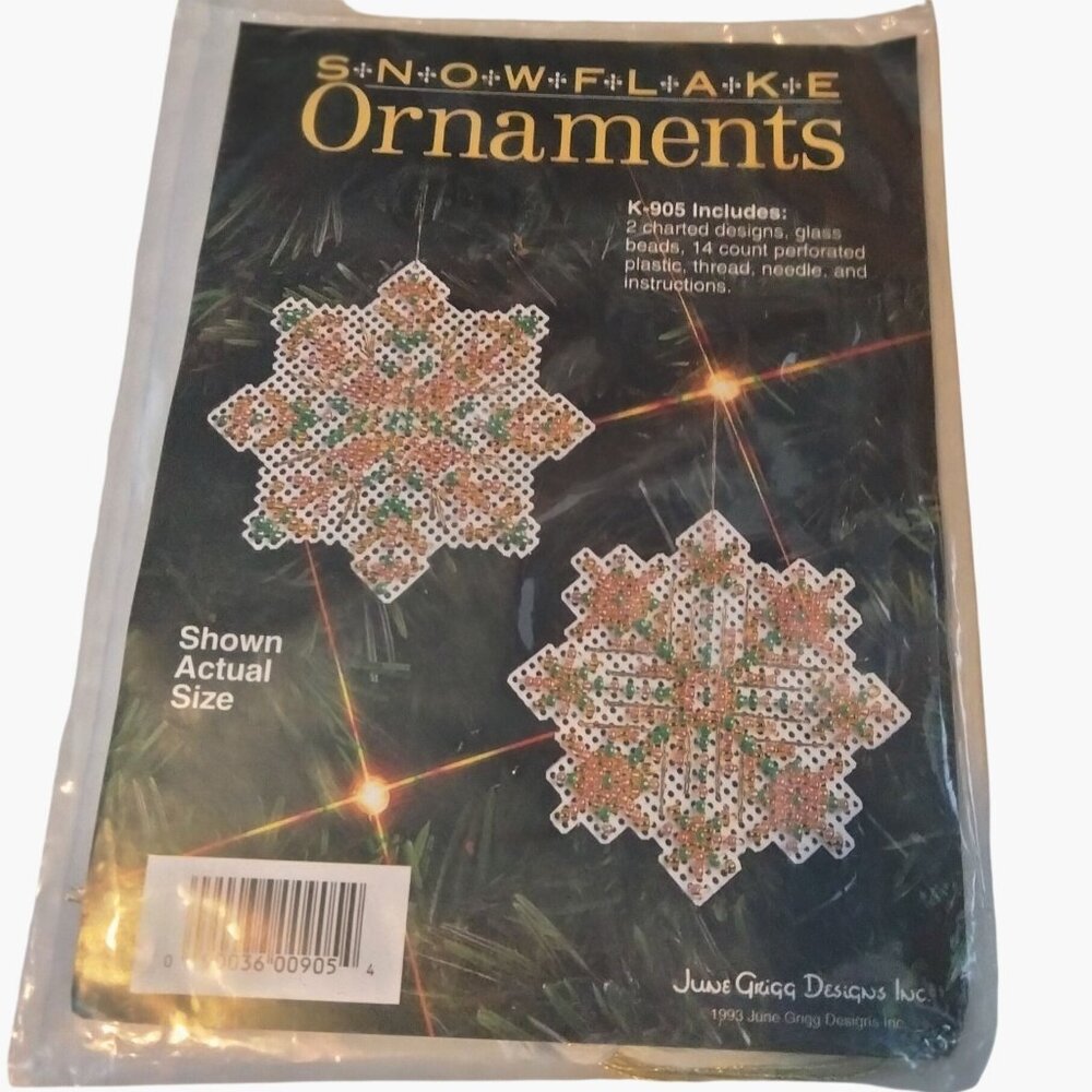 June Grigg Designs Snowflake Ornaments Kit K 905
